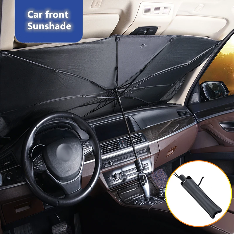 Car Accessories - مظلة متعددة الوظائف للزجاج الأمامي للسيارة،