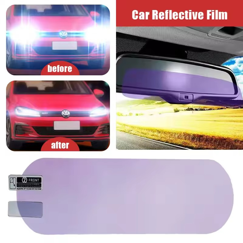Anti Glare Car Rearview Mirror Film - سيارة الداخلية مرآة الرؤية الخلفية المضادة