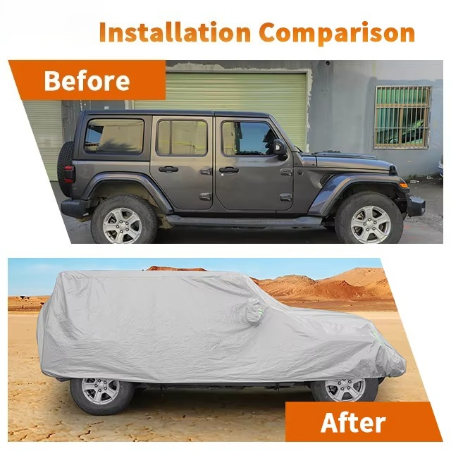 Car Accessories - غطاء سيارة خارجي مقاوم للماء لطراز