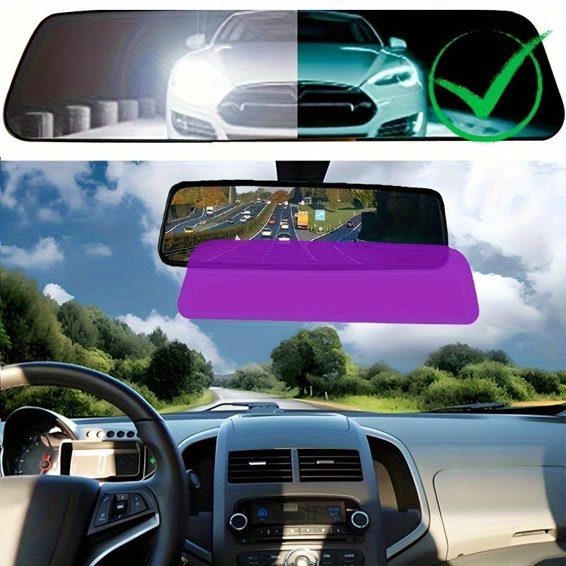 Anti Glare Car Rearview Mirror Film - فيلم مضاد للوهج لمرآة السيارة الداخلية،