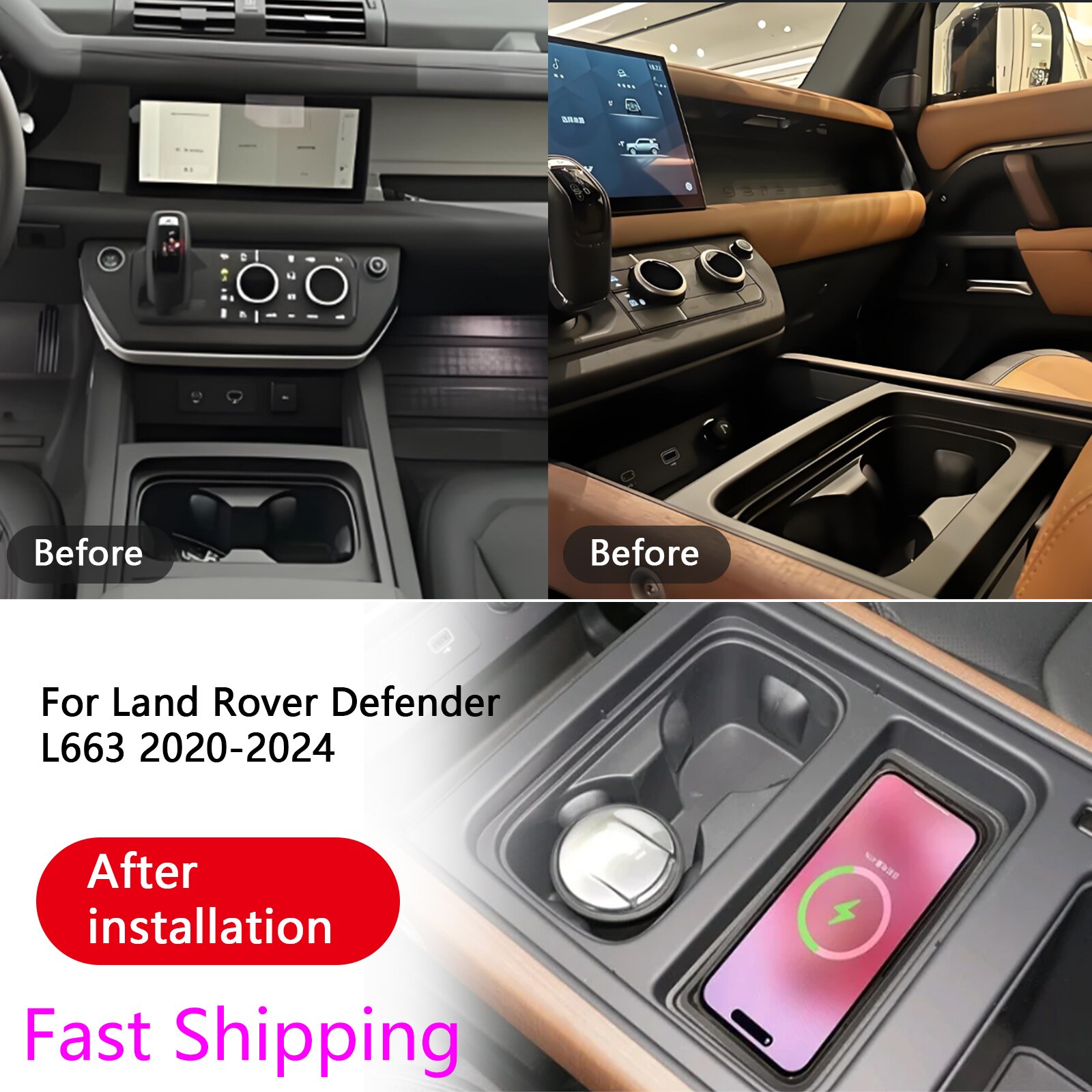شاحن لاسلكي للهاتف المحمول في  - مراجعة Wireless Car Charger Mount Fast Charging وسعره