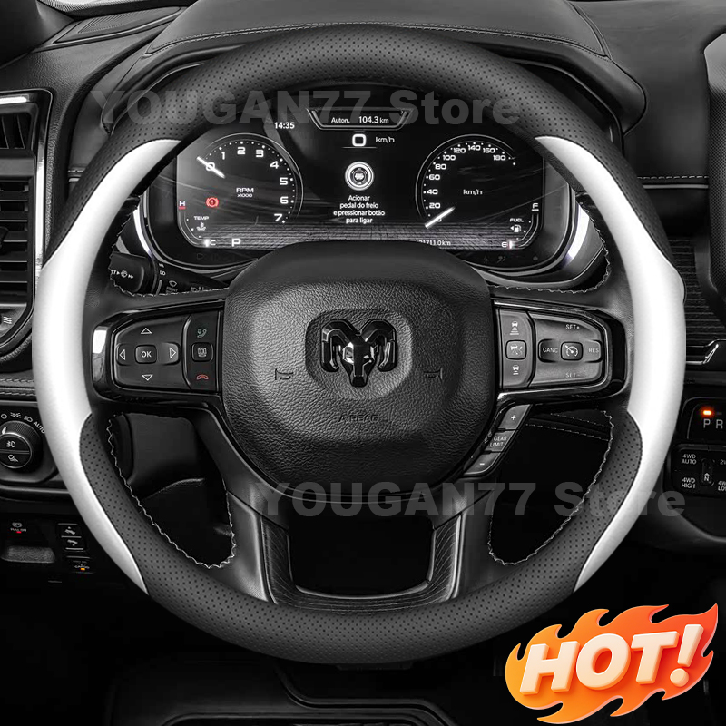 غطاء عجلة قيادة السيارة من الج - مراجعة Car Steering Wheel Cover Anti Slip Breathable وسعره