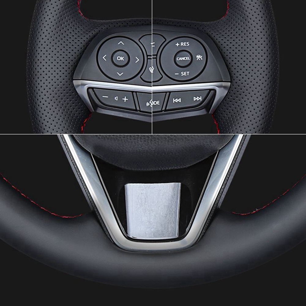 مخصص عجلة توجيه سيارة غطاء الم - مراجعة Car Steering Wheel Cover Anti Slip Breathable وسعره