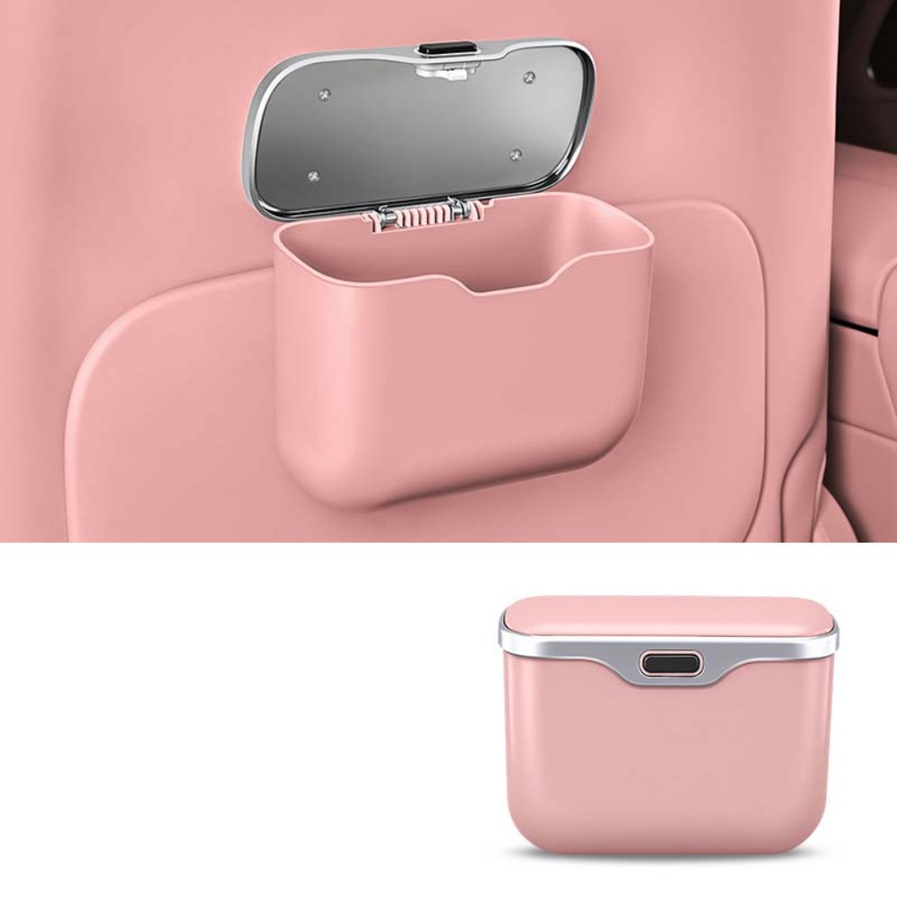 سلة مهملات متعددة الوظائف للسي - مراجعة Waterproof Car Trash Can With Lid وسعره