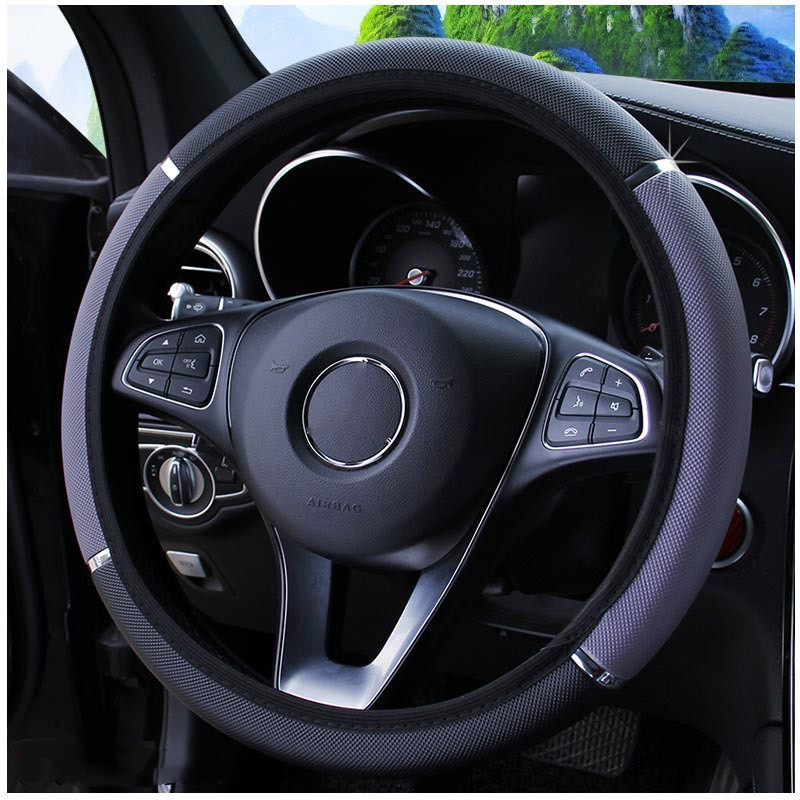 أغطية عجلة قيادة جديدة مضادة ل - مراجعة Car Steering Wheel Cover Anti Slip Breathable وسعره