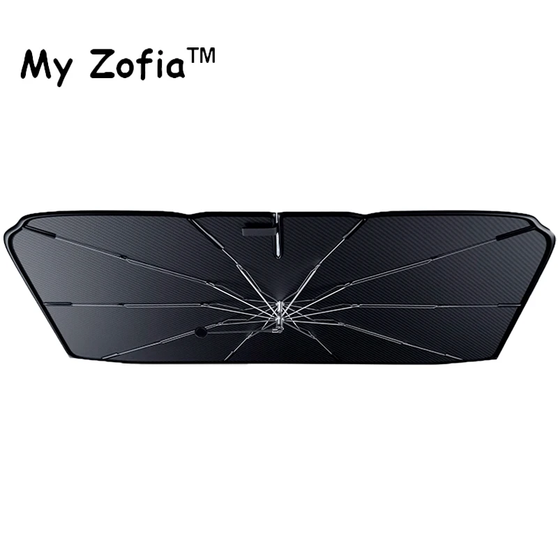 واقي شمس أمامي قابل للطي على ش - مراجعة Car Sunshade Windshield Umbrella Foldable وسعره